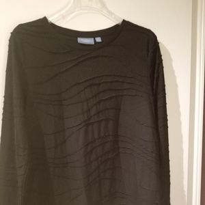 Simply Vera Long Sleeve Black Blouse BNWT